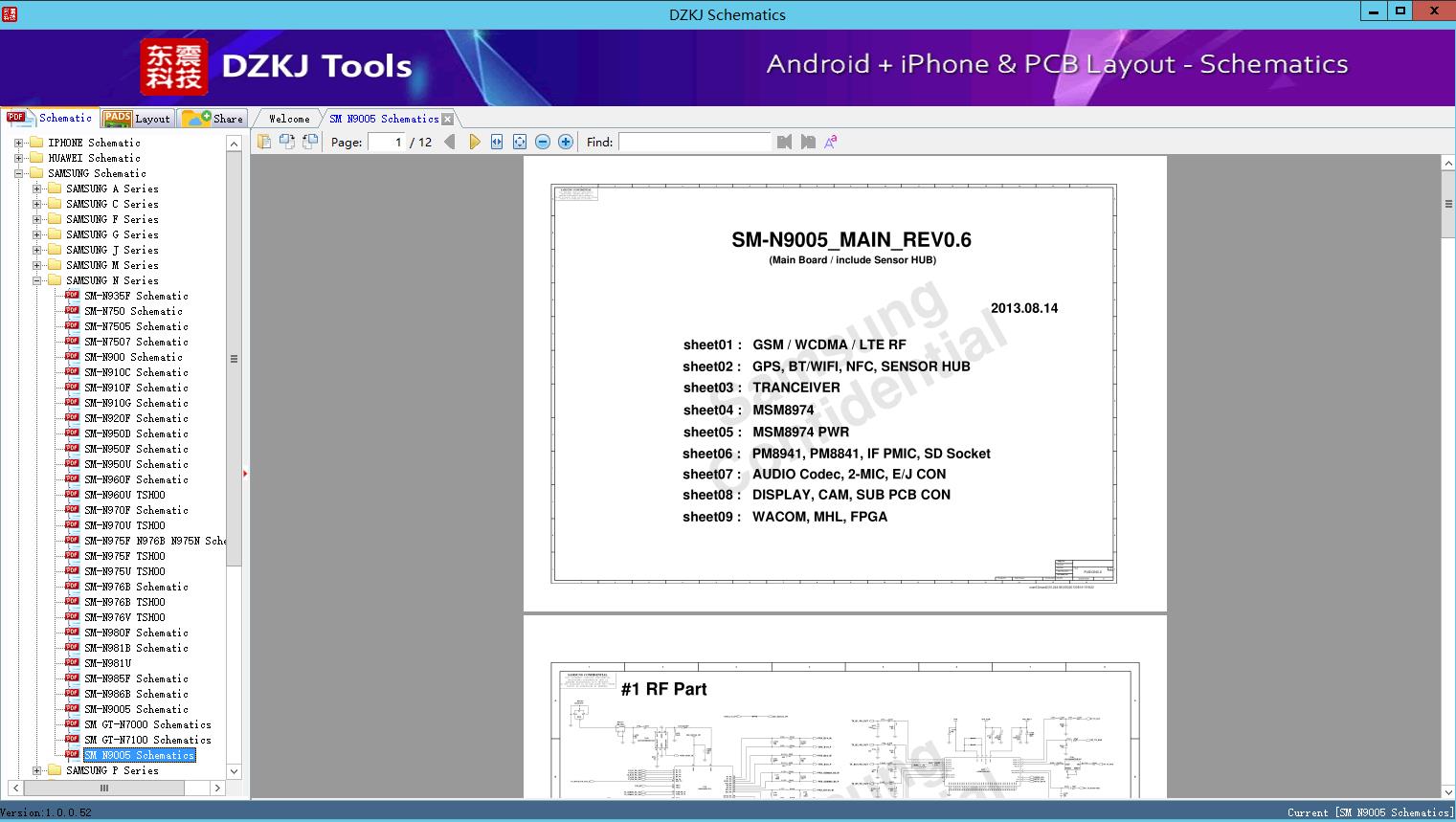 SM N9005 Schematics